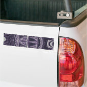 Paarse Dans Bumpersticker (Op Truck)