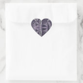 Paarse Dans Hart Sticker (Tas)