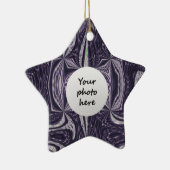 Paarse Dans Kerst Ornament (Rechts)