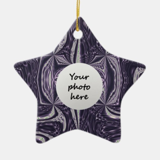 Paarse Dans Kerst Ornament (Voorkant)