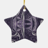 Paarse Dans Kerst Ornament (Achterkant)