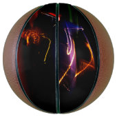 paarse dansbasketbal basketbal (Verticaal)