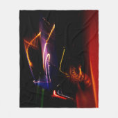 paarse dansdeken fleece deken (Voorkant)