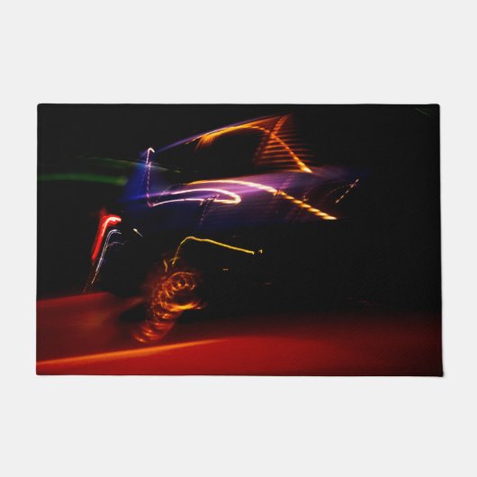 paarse dansdoormat deurmat (Voorkant)