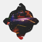 paarse dansdoos bedankdoosjes (Uitgevouwen)