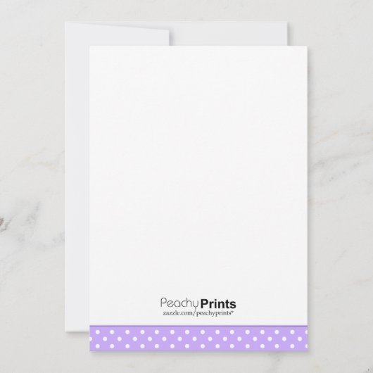 Paarse Dansende Redhead baby shower van moeder tot Kaart (Achterkant)