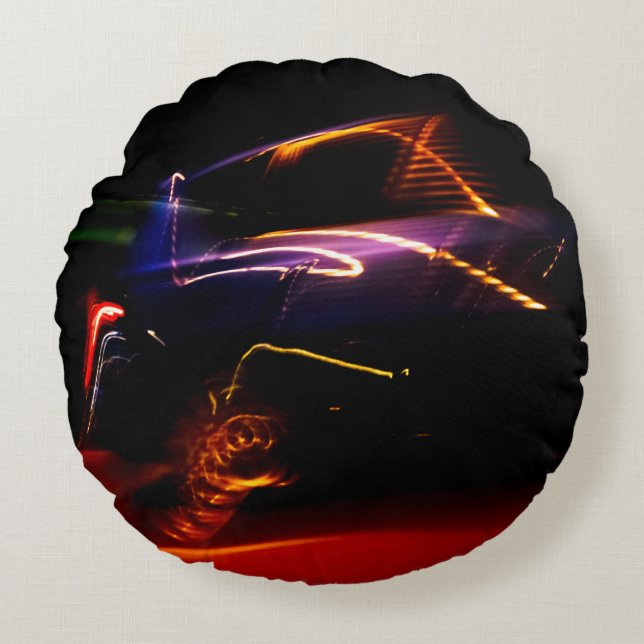 paarse dansronde rond kussen (Voorkant)