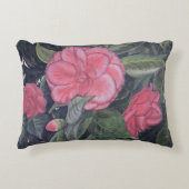 Paarse Dawn Camellia Kussen (Voorkant)