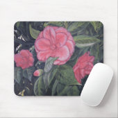 Paarse Dawn Camellia Mousepad Muismat (Met muis)