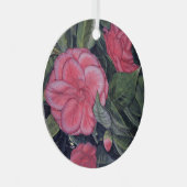 Paarse Dawn Camellia Ornament (Voorkant Rechts)