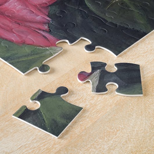 Paarse Dawn Camellia Puzzel 11 "x 14" Legpuzzel (Zijkant)