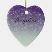 Paarse Daze Keramisch Ornament (Rechts)