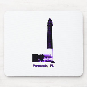Paarse de Vuurtoren van FL van Pensacola het MUSEU Muismat