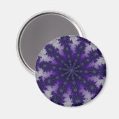 Paarse Decasteer Magneet (Voorkant / Achterkant)