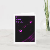 Paarse decks Ik kreeg Soul Text Sticker Kaart (Voorkant)