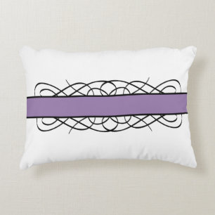 Paarse deco Vourish Accent Pillow Kussen
