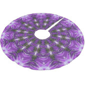 Paarse decoratieve boomrok kerstboom rok (Gekanteld)