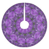 Paarse decoratieve boomrok kerstboom rok (Voorkant)