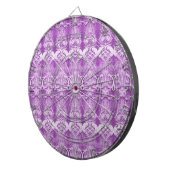 Paarse decoratieve dartbord (Voorkant Rechts)