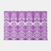 Paarse decoratieve deuromat deurmat (Voorkant)