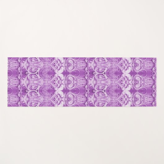 Paarse decoratieve yogamat (Voorkant (horizontaal))
