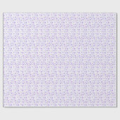 Paarse deegschildpadden cadeaupapier (Vlak)