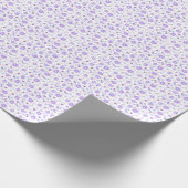 Paarse deegschildpadden cadeaupapier (Hoek)