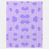 Paarse deken! fleece deken (Voorkant)