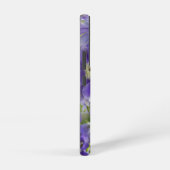 Paarse delfinebloemen samsung galaxy hoesje (Rechterkant)