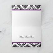 paarse demask Dank jullie Kaarten (Binnen)