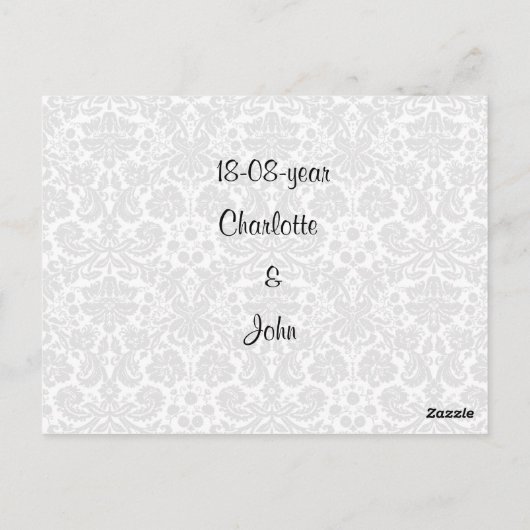 paarse demask Dank jullie Kaarten (Achterkant)