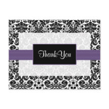 paarse demask Dank jullie Kaarten