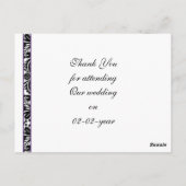 paarse demask Dank jullie Kaarten (Achterkant)