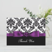 paarse demask Dank jullie Kaarten (Staand voorkant)
