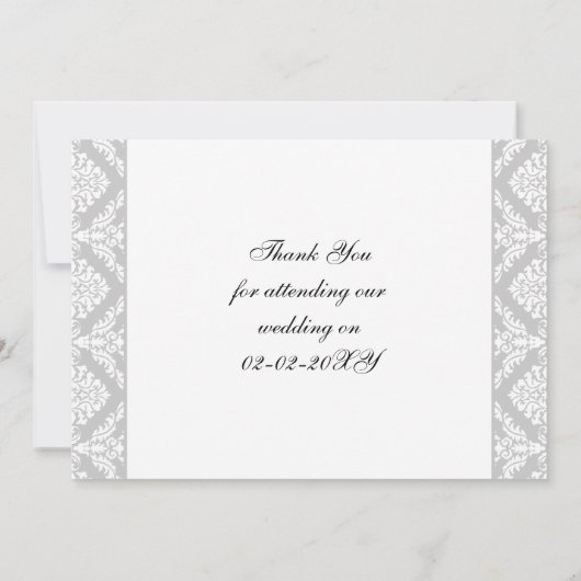 paarse demask Dank jullie Kaarten (Achterkant)