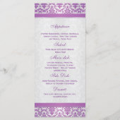 Paarse demask op zilvermenu menu (Achterkant)