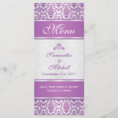 Paarse demask op zilvermenu menu (Voorkant)