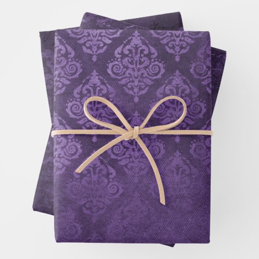 Paarse demper inpakpapier vel (In situ)