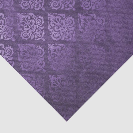 Paarse demper tissuepapier (Detail)