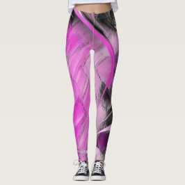 Paarse Designer Leggings