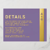 Paarse Details Behuizing Kaart (Voorkant)