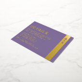 Paarse Details Enclosure Kaart (Gedraaid)