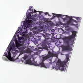 Paarse diamanten cadeaupapier (Uitgerold)