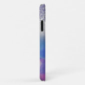 Paarse Diamanten, Glitter Eenhoorn Case-Mate iPhone Case (Achterkant/rechts)