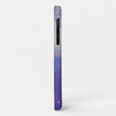 Paarse Diamanten, Glitter Eenhoorn Case-Mate iPhone Case (Achterkant/links)