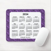 paarse diamanten kalender 2034 van Janz Muismat (Met muis)