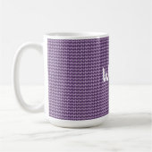 Paarse diamanten koffiemok (Links)