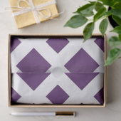 Paarse diamanten op witteboardpapier tissuepapier (Geschenk)