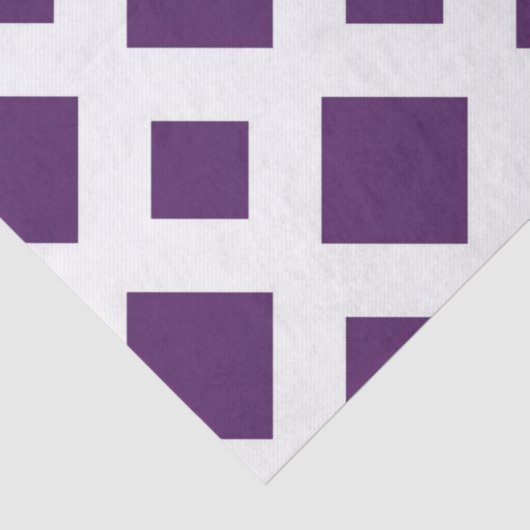 Paarse diamanten op witteboardpapier tissuepapier (Detail)