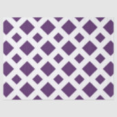 Paarse diamanten op witteboardpapier tissuepapier (Voorkant)